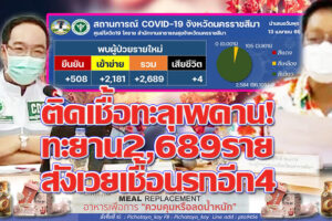 สงกรานต์เชื้อแรงติดหนัก 2,689 ราย ผู้สูงวัยสังเวยเชื้ออีก 4 ราย ย้ำอย่านำผู้สูงอายุมารดน้ำดำหัว ติดโรคแน่!! จับตา 2คลัสเตอร์โรงงานใหญ่เพิ่มเชื้อ!!(คลิกอ่าน)